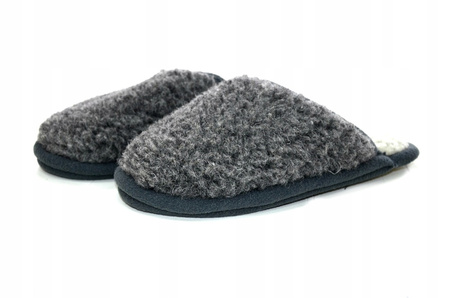 Laczki wełniane ANTYPOŚLIZG bambosze R 42 Kapcie