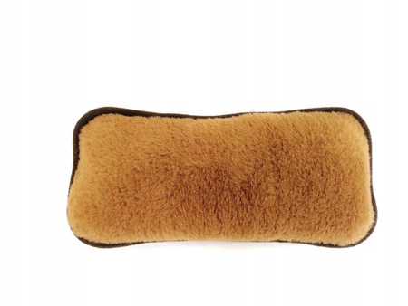 PODPORA KARKU PODUSZKA WEŁNIANA 20X40 CAMEL