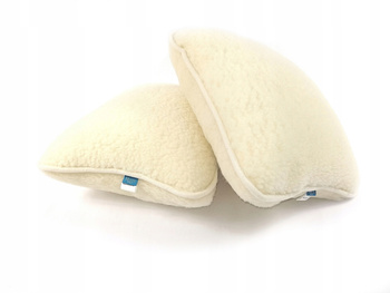 PODUSZKA WEŁNIANA ROZMIAR 70X80 MERYNOS ECRU