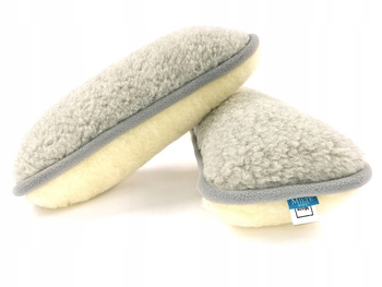 PODPORA KARKU PODUSZKA WEŁNIANA 20X40 SIWA