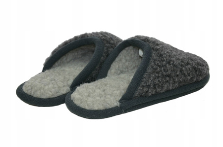 Laczki wełniane ANTYPOŚLIZG bambosze R 42 Kapcie