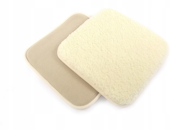 SIEDZISKO SIEDZENIE WEŁNIANE MERYNOS 40X40 ECRU