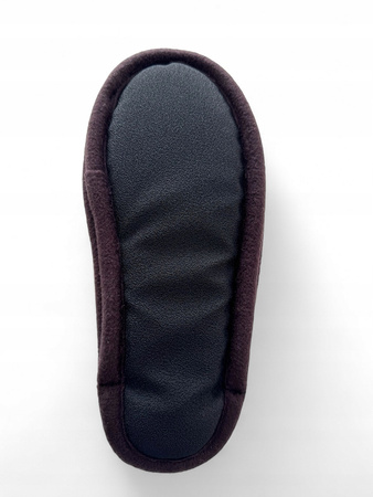 Pantofle CIAPY wełniane MERYNOS R 46 Kapcie CAMEL