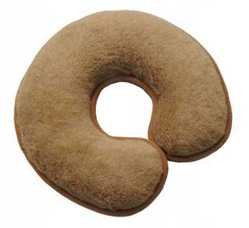 ROGAL PODKOWA PODUSZKA - WEŁNIANA MERYNOS CAMEL