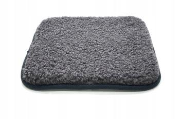 SIEDZISKO SIEDZENIE WEŁNIANY MERYNOS 40X40 POPIELO