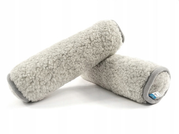 WAŁEK PODPORA KARKU PODUSZKA WEŁNIANA SIWY