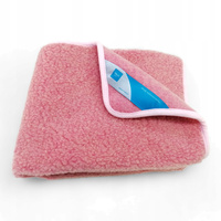 KOC WEŁNIANY DZIECIĘCY 100x135 100% MERYNOS RÓŻOWY