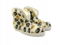 Botki wełniane MERYNOS R 38 Bambosze Listkowie