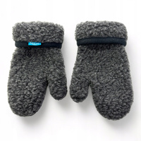 Rękawiczki wełniane z merynosa rozmiar S/M POPIEL