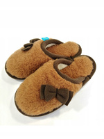 Laczki wełniane bambosze ROZM 37 Kapcie CAMELK